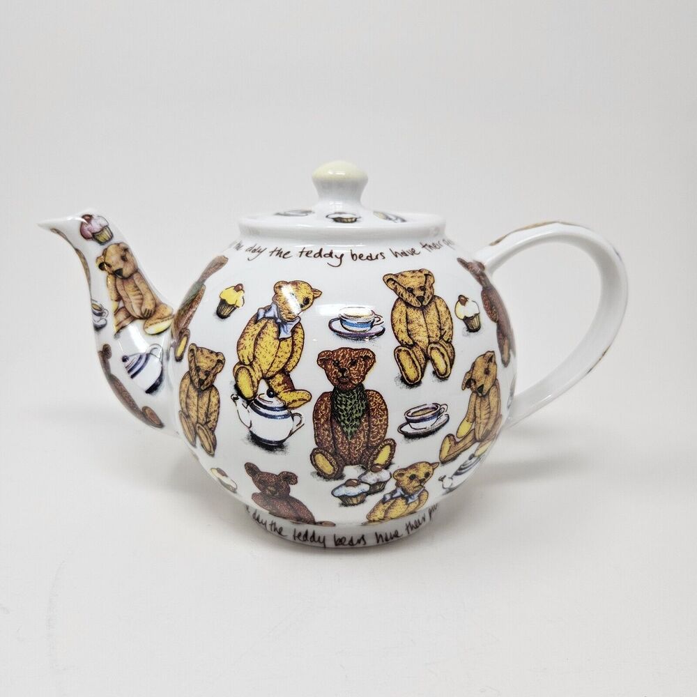 Paul Cardew Teddy Bear Ted-Tea White Teapot Desserts Ceramic Bears